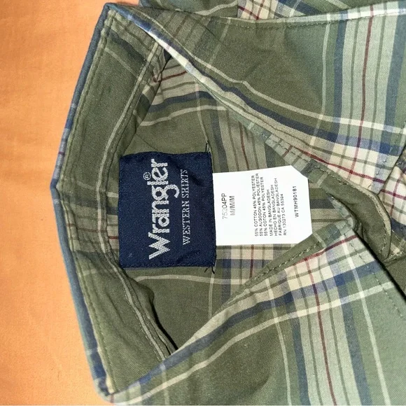 Wrangler snap button top western - Picture 2 of 4